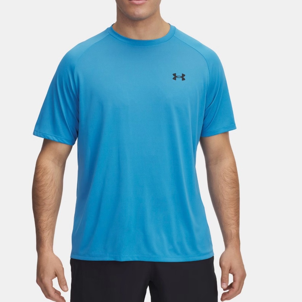 Mens Under Amour Tech 2.0 Athletic Shirt-Large, Relaxed Fit